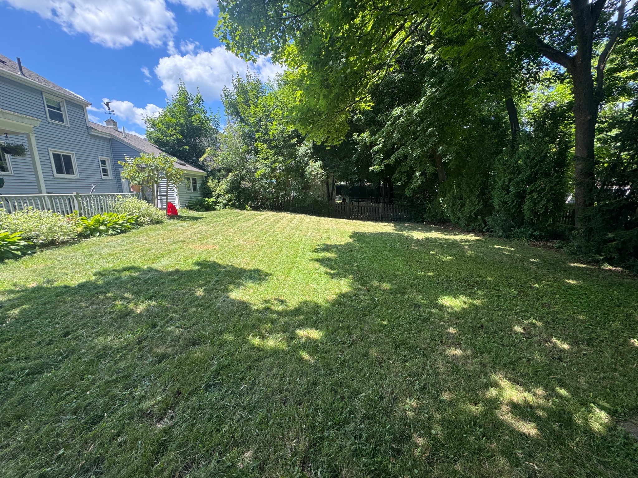 Lawn maintained by DC Precision Mowing