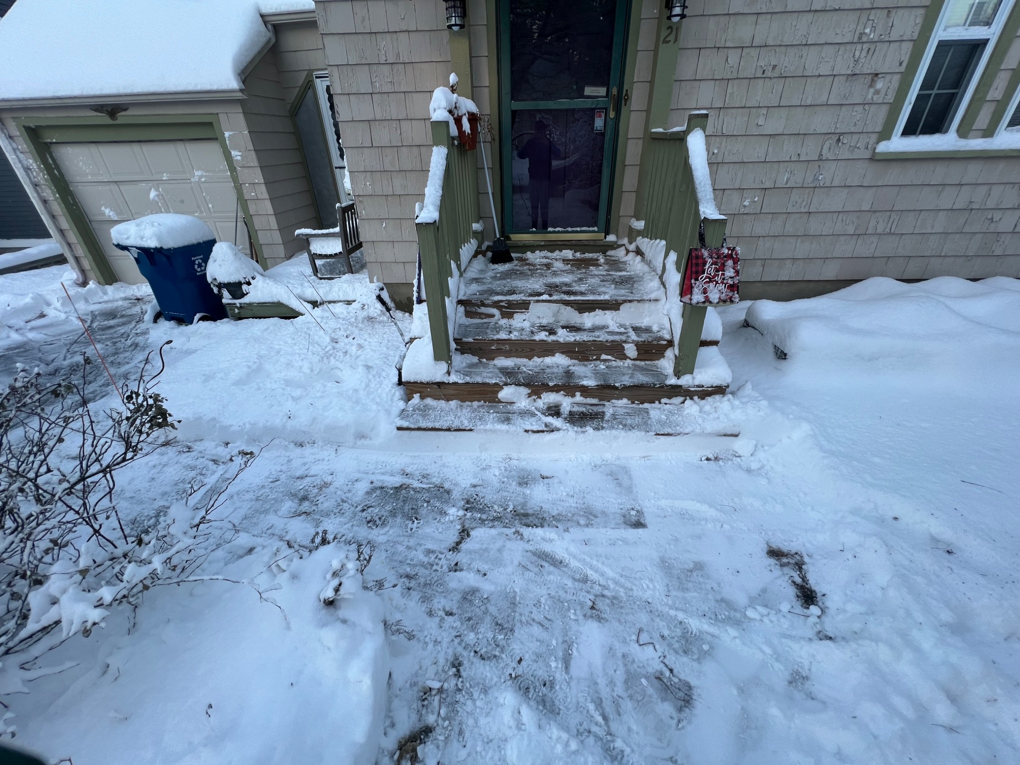 Snow removal work by DC Precision Mowing